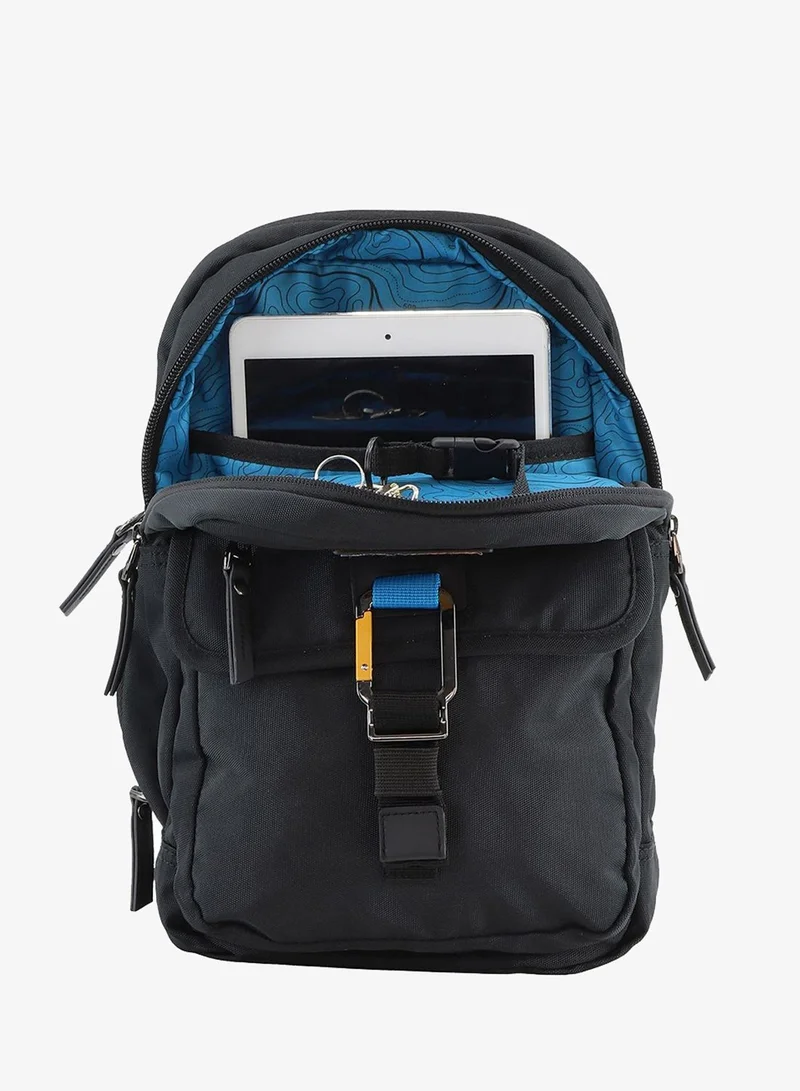 Discovery Black Discovery ICON Sling Bag 8L Black, Durable Lightweight Tablet Compartment Casual Shoulder Bag For Men And Women Removable Shoulder Strap Secure RFID Pocket  | Best Price UAE