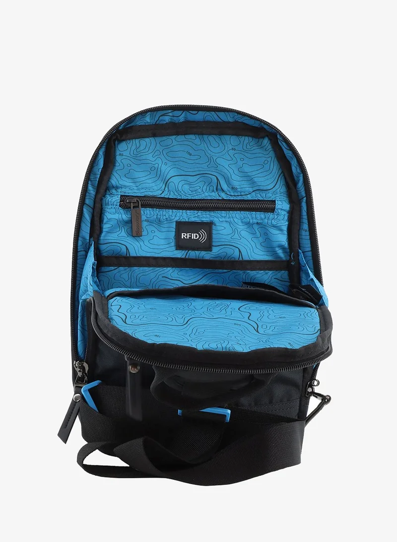 Discovery Black Discovery ICON Sling Bag 8L Black, Durable Lightweight Tablet Compartment Casual Shoulder Bag For Men And Women Removable Shoulder Strap Secure RFID Pocket  | Best Price UAE