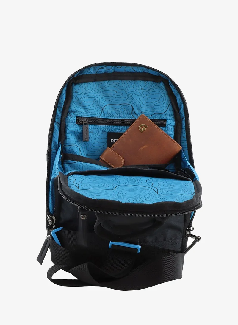 Discovery Black Discovery ICON Sling Bag 8L Black, Durable Lightweight Tablet Compartment Casual Shoulder Bag For Men And Women Removable Shoulder Strap Secure RFID Pocket  | Best Price UAE