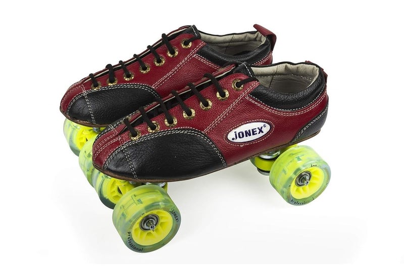 Jonex Fix Body Quad Shoe Skates Profesional For Kids With Free Bag Size 12 Uk (19 Cm, Mycspeed Wheel, Red, Black) - Image 2