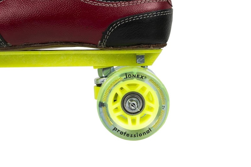 Jonex Fix Body Quad Shoe Skates Profesional For Kids With Free Bag Size 12 Uk (19 Cm, Mycspeed Wheel, Red, Black) - Image 3