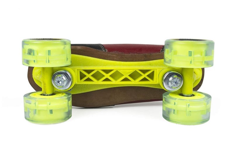 Jonex Fix Body Quad Shoe Skates Profesional For Kids With Free Bag Size 12 Uk (19 Cm, Mycspeed Wheel, Red, Black) - Image 4