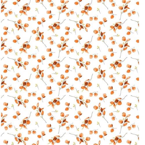 Home Ecstasy 100% Cotton Single Bedsheet with 1 Pillow Cover, 140 TC Floral White for Single Bed (4.8ft X 7.3ft) - Image 4