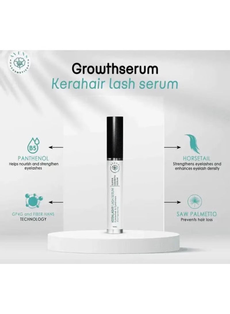 Avens Cosmetics ANENS COSMETICS KERALASHY LASH SERUM | SUPER GROWTH SERUM | Eye Lashes & Eyebrows | Oil & Fragrance Free | 10ML - Image 2