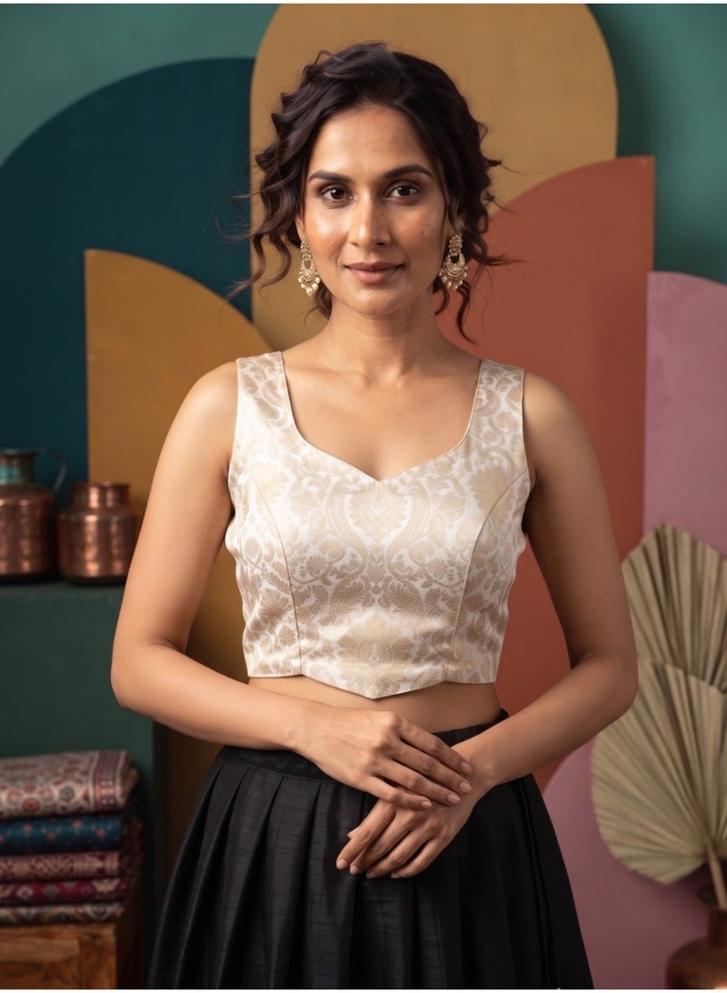 Nool Settu Brocade Blouse - Image 3