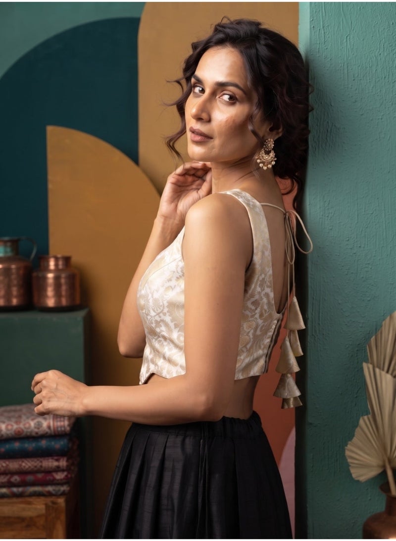 Nool Settu Brocade Blouse - Image 2
