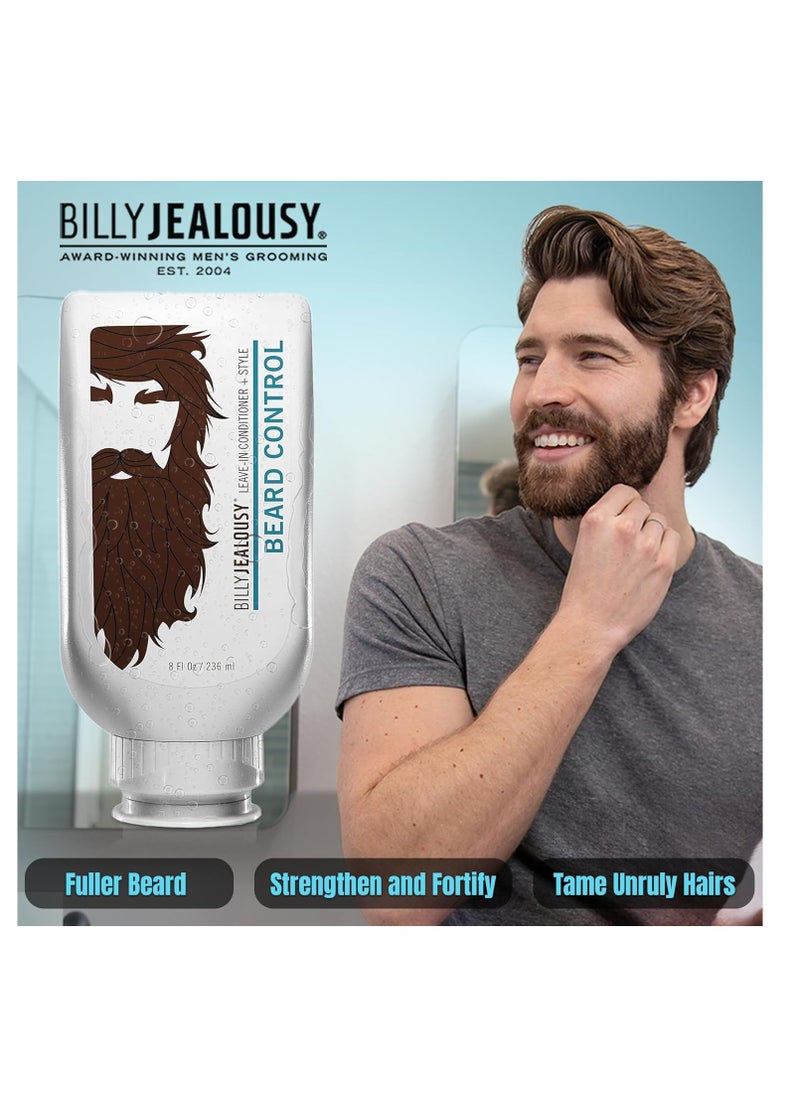 Billy Jealousy Billy Jealousy Beard Control Leave In Beard Conditioner for Men with Aloe Leaf Juice and Jojoba Seed Oil, Softens Hair and Skin, Light Hold with Matte Finish  - Image 4