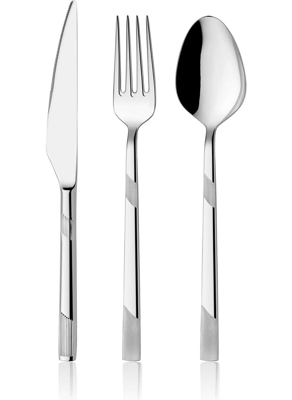 Onon İnci 24 Piece Fork Spoon Knife Set 18/10  - Image 4