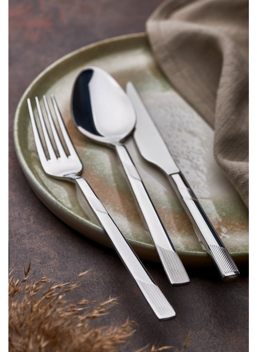 Onon İnci 24 Piece Fork Spoon Knife Set 18/10  - Image 5