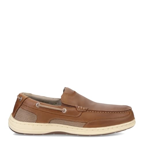 Dockers Men's Tiller Boat Shoe, Dark Tan, 9.5 W US - Image 3