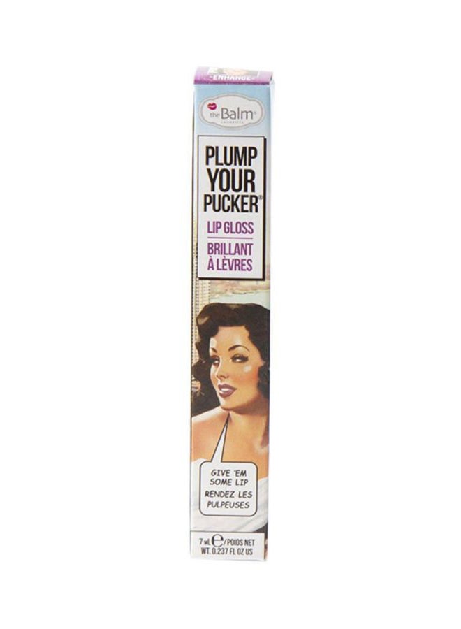theBalm Plump Your Pucker Lip Gloss Enhance - Image 3