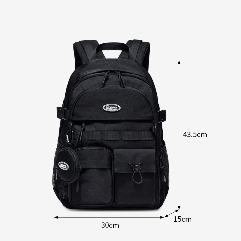 Schoolbag Female College Students Japanese Senior High School Schoolbag Original Junior High School White Computer Backpack Male - Image 1