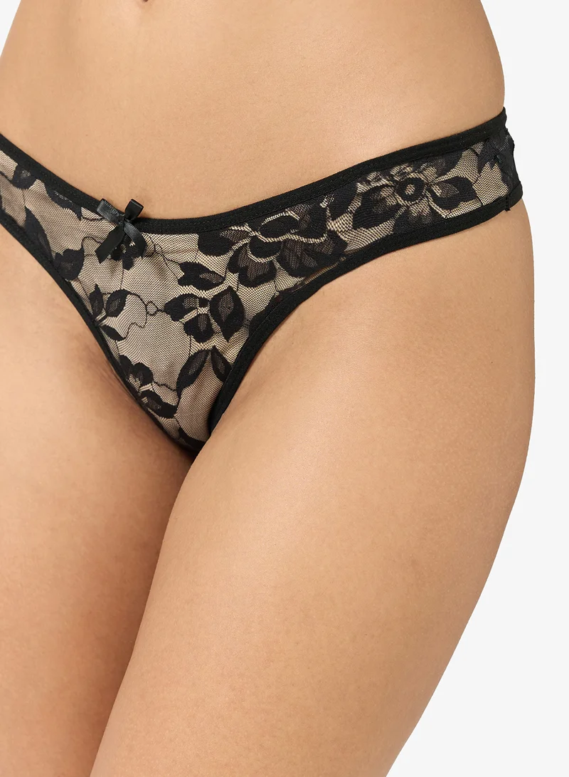 Ella  3 Pack Cheeky Lace Brief for Women | Best Price UAE