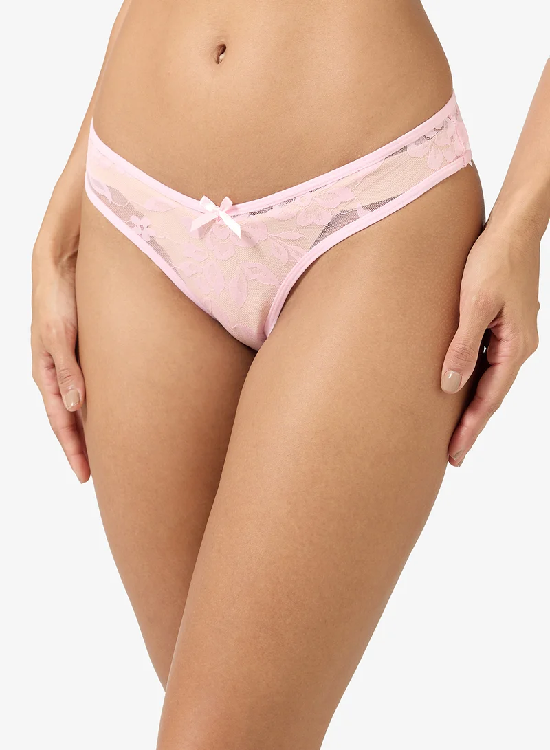 Ella  3 Pack Cheeky Lace Brief for Women | Best Price UAE