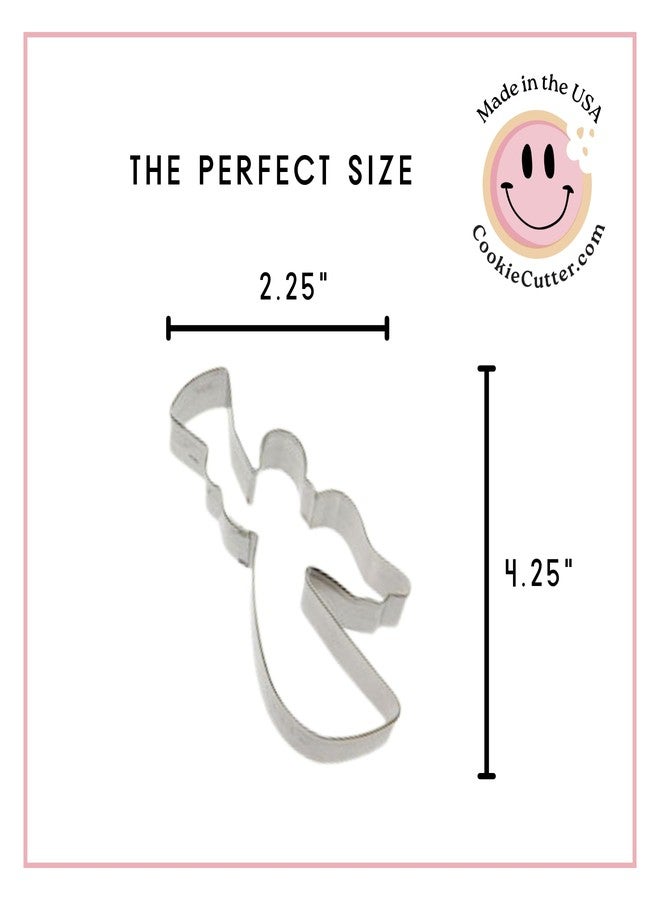 Foose Angel Gabriel Cookie Cutter 4.25 Inch -Tin Plated Steel Cookie Cutters - Angel Gabriel Cookie Mold - Image 4