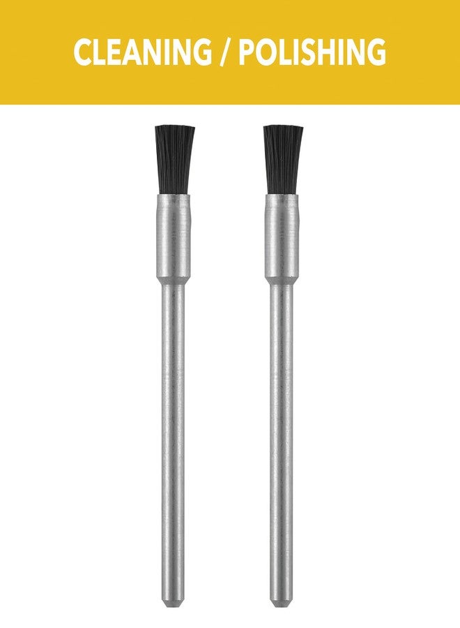 Dremel 405-02 Nylon Bristle Brushes (2 Pack), 1/8" Diameter - Image 3