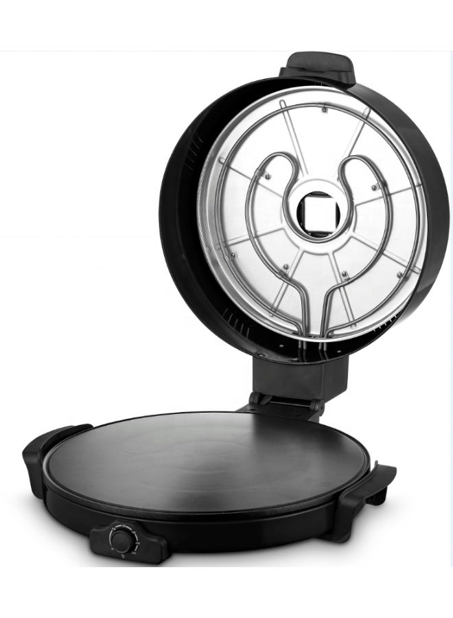 RAF Pizza Maker 1800W High-Efficiency Electric Pizza Cooker with Non-Stick Surface, Rapid Heating System, Adjustable Thermostat, Safe Cool-Touch Handle for Easy Home Cooking - Image 1