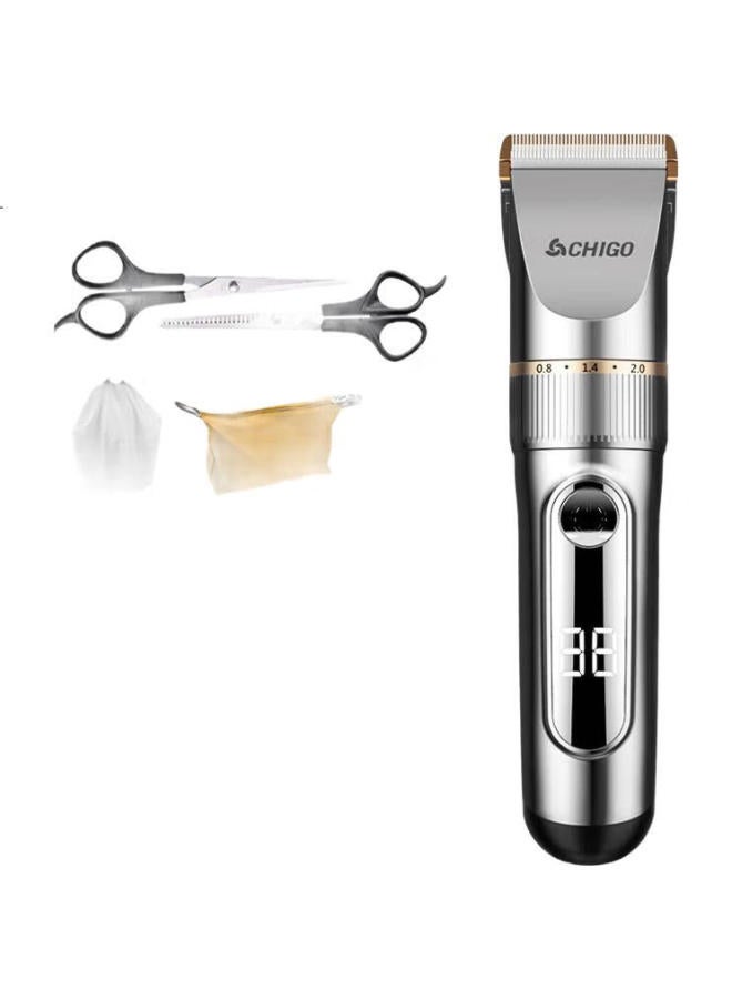 CHIGO Electric Hair Clipper Hair Pusher Electric Push Scissors Professional Household Adult Children Baby Haircut Hair Clipper Hair Clipper Haircut Knife Self Haircut Artifact Tool Full Set 938Q - Image 3