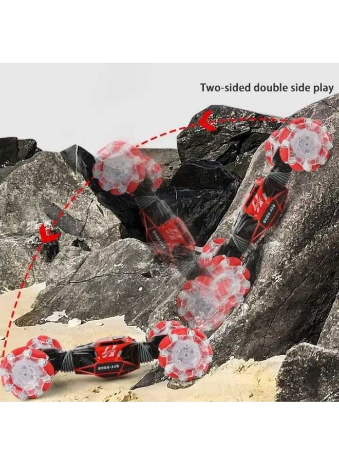 TOY GARDEN Gesture RC Car – 4WD 2.4GHz Double-Sided Rotating Buggy, 360° Flip Stunt Car with Lights & Music, Birthday Toy for Boys & Girls  - Image 5