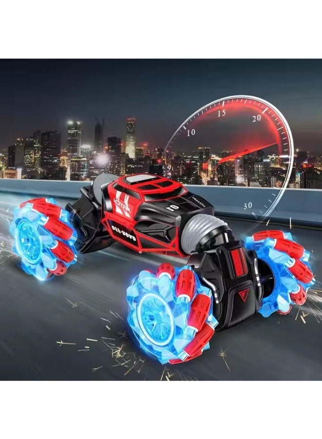 Gesture RC Car – 4WD 2.4GHz Double-Sided Rotating Buggy, 360° Flip Stunt Car with Lights & Music, Birthday Toy for Boys & Girls - Image 2