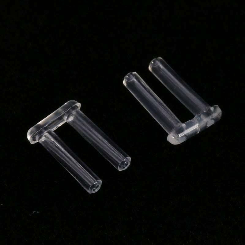 klarako 100pcs Rimless Glasses Accessories, New Plastic Compression Sleeves klarako 3 Types (#1) - Image 3