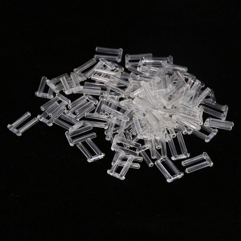 klarako 100pcs Rimless Glasses Accessories, New Plastic Compression Sleeves klarako 3 Types (#1) - Image 2
