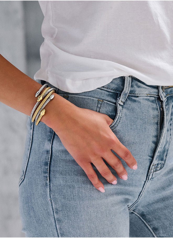 CERRUTI 1881 Couture Gold Ladies Bracelet for Women  - Image 3