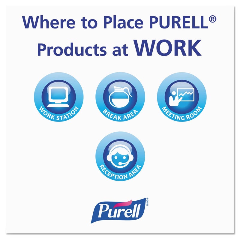 Purell Advanced Hand Sanitizer Refreshing Gel, Clean Scent, 8 fl oz Pump Bottle (Pack of 12), 9652-12 - Image 3