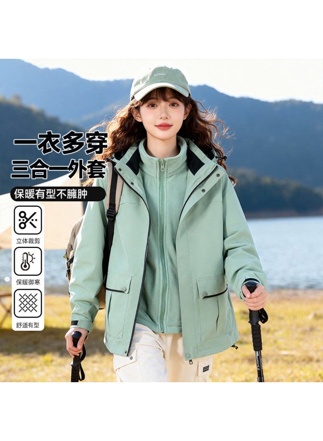 Fapai Outdoor Hiking Camping Sports Jacket Hooded Windbreaker Women's Casual Versatile Warm - Image 2