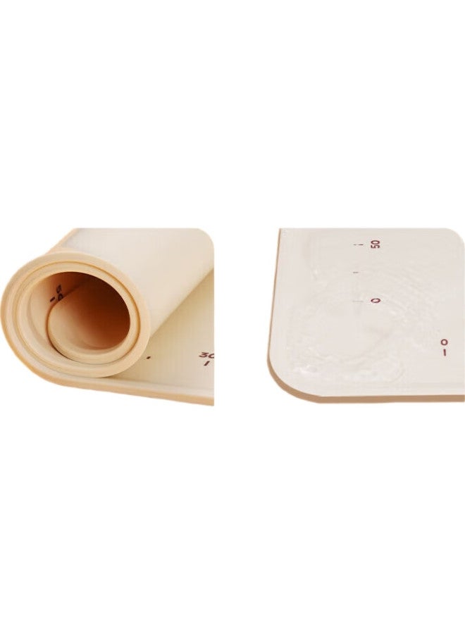 Baijie Food-Grade Silicone Kneading Mat With Scale, 470G Antibacterial Waterproof Rolling Mat Cutting Board, 50*70Cm - Image 3