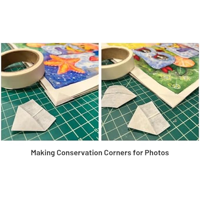 Lineco MULBERRY HINGING PAPER 1" X 100 FT. FOR MAKING CONSERVATION HINGES. HINGE ARTWORK, CRAFT, DIGITAL PRINTS, DOCUMENTS, AND MORE. - Image 4