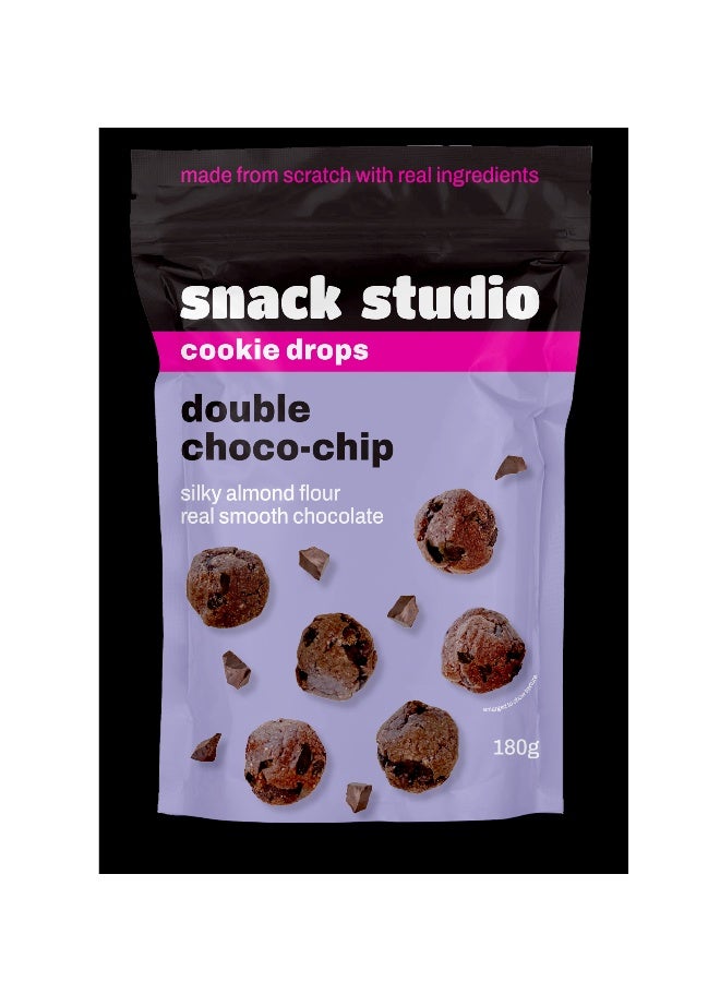 Snack Studio Double Choco-chip Cookie Drops 180g - Image 1