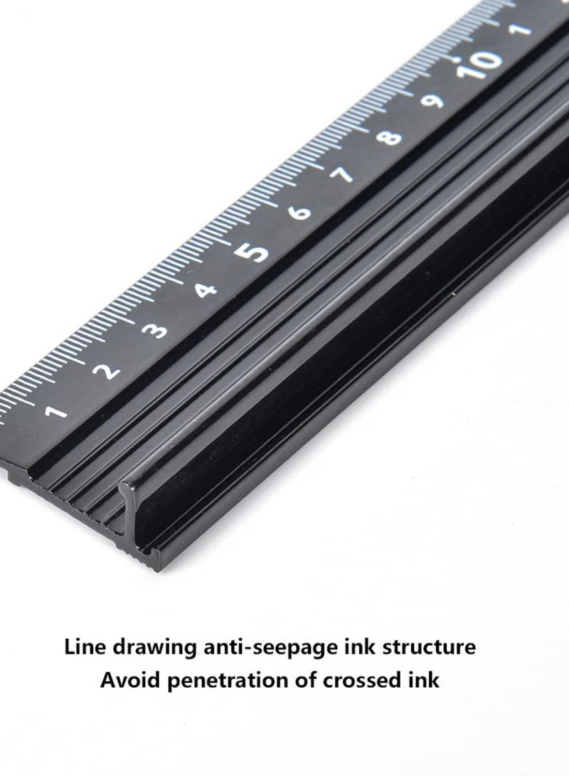 GGOOT Cutting Ruler L-Type Measuring Tool Hardware Accessory Replacement for Length Measurement(L Type 20cm) - Image 2