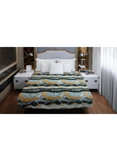 Status Contract Status Contract AC Microfiber Mink Flannel Fleece Super Soft Couch Double Bed Summer/Winter Comforter for Adult Kids Baby 200 GMS (200 X 235 cm, Multicolour) (Multicolor-35)  - Image 2