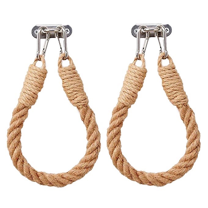 2 PIECE NAUTICAL ROPE TOILET PAPER HOLDER VINTAGE WALLMOUNTED TOWEL RACK OCEAN BEACH BATHROOM HOME DECOR