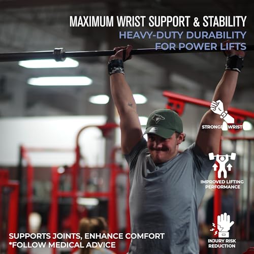 Rip Toned 18” Wrist Wraps - USPA Endorsed Wrist Straps for Weightlifting - Quality Wrist Support - Adjustable, Durable, Machine Washable - Gym Wraps for Powerlifting - for Men & Women - Image 2