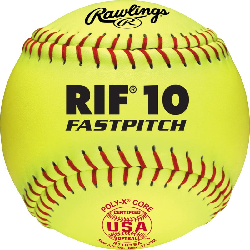 Rawlings | RIF ASA League PRO TAC Fastpitch Softballs | 12 Pack - Image 5