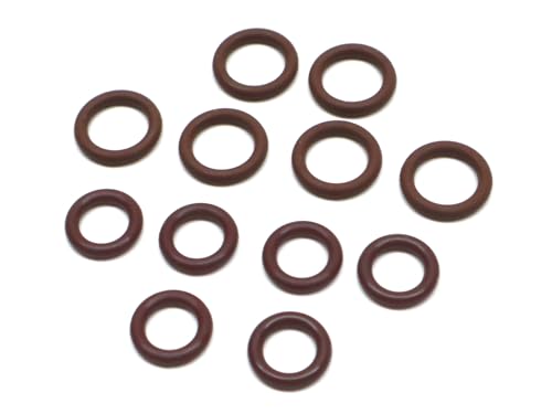 Captain ORing 800013 Fuel Line VitonFKM ORings 6 Each 516 In and 38 Inch 12 Pack