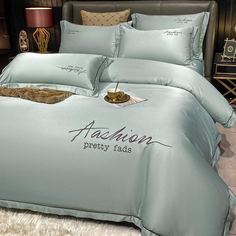 Bedding Bag Bedding for Boys Quilt Quilt Cover Printed Quilt Cover Soft Bedroom Bed Cover (Double Room) (Syss480 1.8M Bed 4 Pieces) - Image 1