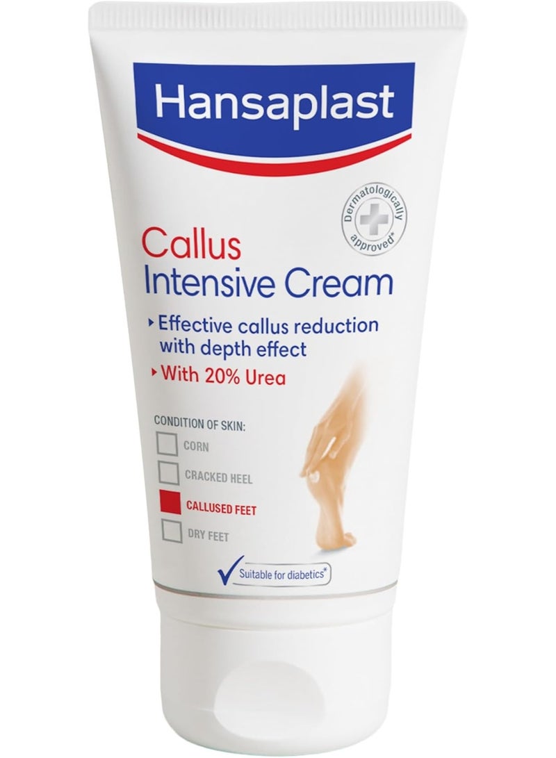 Hansaplast Intensive Callus Cream | Callus Reduction Solution | Very Dry Feet | Noticeable Results | Foot Care | Foot Cream | 20% Urea | 75ml  - Image 1
