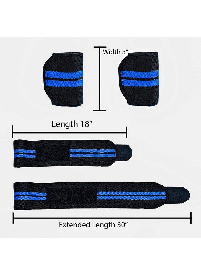 FIT FOCUS FIT FOCUS Premium Combo of Gym Shaker with Wrist Band and Mini Gripper for Gym & Fitness Kit|Gym Shaker|Workout Bottle|Wrist Wrap|Gym Hand Band|Fingers|Sports Grip (Black+Blue) - Image 5
