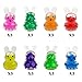 Anditoy 24 PCS Mini Easter Bunny Squeeze Toys Stress Balls Stress Relief Toys for Easter Basket Stuffers Egg Fillers Gifts Party Favors - Image 4
