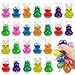 Anditoy 24 PCS Mini Easter Bunny Squeeze Toys Stress Balls Stress Relief Toys for Easter Basket Stuffers Egg Fillers Gifts Party Favors - Image 2