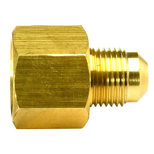 Celestial Fire Glass Celestial 3/8" Male Flare by 1/2" Female NPT Coupling, Brass Adapter for Outdoor Gas Fire Pits, Fireplaces, and Grills - Image 5