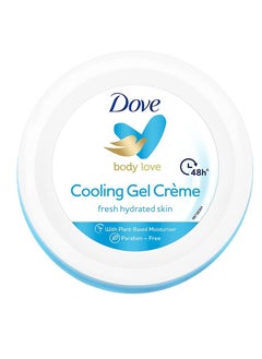 Dove Cooling Gel Crème Cream 48 Hrs Long Lasting Hydration Lightweight Oil Free Moisturizer For Smooth Skin Paraben Free 245g  - Image 1
