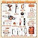 HUITEM Kids Tool Set Toys 56 Pcs Toddler Tool Set with Toy Chainsaw Electronic DrillVest Pretend Play Kids Construction Tools Toy for Toddler 35 Years Old Christmas Birthday Gifts - Image 4