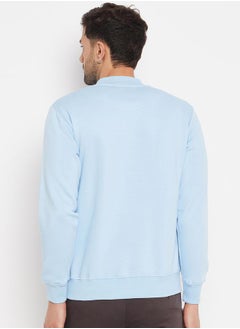 ديوك سويت شيرت بطبعة جرافيك وياقة عالية  - Image 3