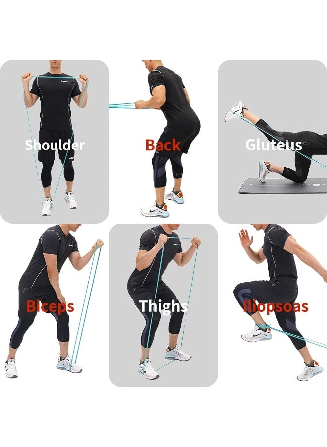 PROIRON أشرطة سحب PROIRON الثقيلة لمقاومة التدريب المساعدة مثالية للرجال والنساء كروس فيت، سحب المساعدة، تمديد الجسم، رفع الأثقال، العلاج الطبيعي - Image 5