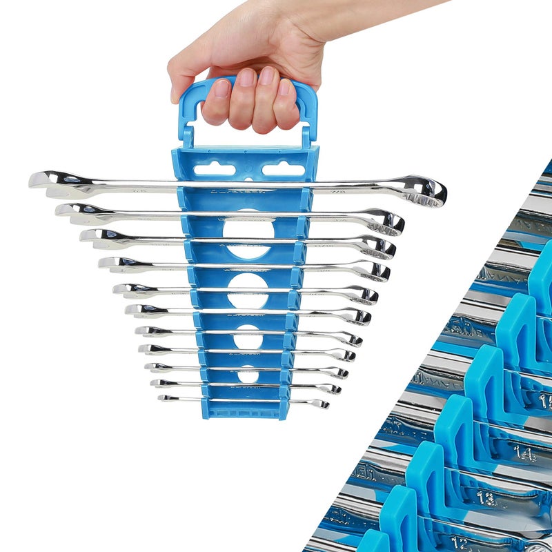 DURATECH Combination Wrench Set, Metric, 11-Piece, 8, 10, 11, 12, 13, 14, 15, 16, 17, 18, 19mm, 12-Point, CR-V Steel, Organized in Wrench Holder - Image 5