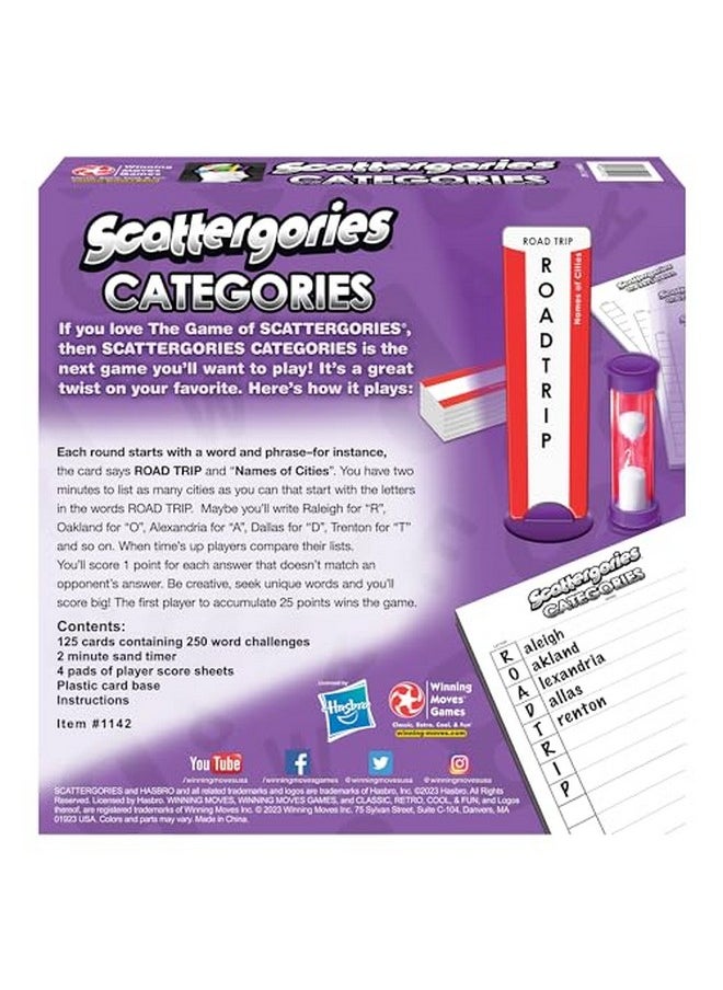 Winning Moves - Scattergories Categories By Winning Moves Games Usa Great Twist On The Original Game For 2 To 4 Players Ages 12+ - Image 1